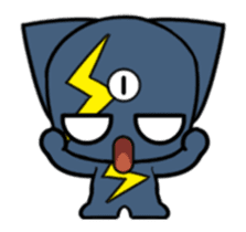 Three eyes cat of the Sendall sticker #13784206