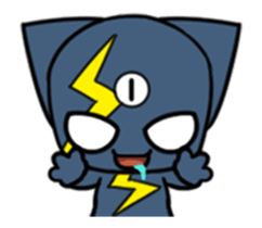 Three eyes cat of the Sendall sticker #13784207