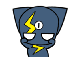 Three eyes cat of the Sendall sticker #13784209