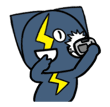 Three eyes cat of the Sendall sticker #13784213