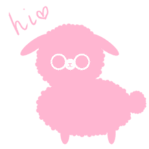 Pinky the Fluffy Alpaca sticker #13784414