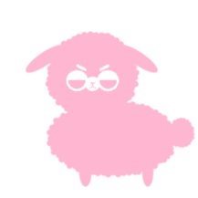 Pinky the Fluffy Alpaca sticker #13784415