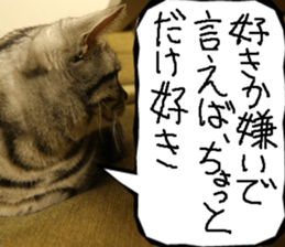 Instead tell the cat part7 sticker #13784629