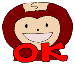 Mon-cyan is pleasant sticker #13785032