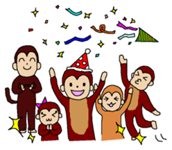 Mon-cyan is pleasant sticker #13785034