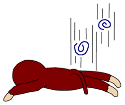 Mon-cyan is pleasant sticker #13785062