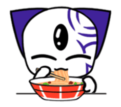 Three eyes cat of the Reyes sticker #13785071