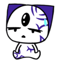 Three eyes cat of the Reyes sticker #13785075