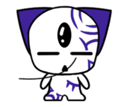 Three eyes cat of the Reyes sticker #13785077