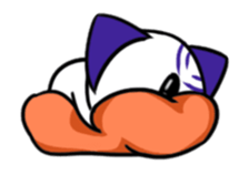 Three eyes cat of the Reyes sticker #13785078