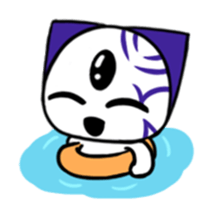 Three eyes cat of the Reyes sticker #13785084