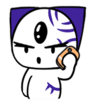 Three eyes cat of the Reyes sticker #13785085