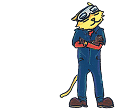 Billy the Cat sticker #13785408