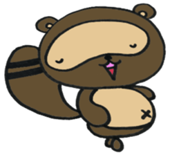 Ponta of raccoon sticker #13786286