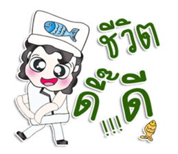 Hello my name is Yamada. Chef^__^ sticker #13786555