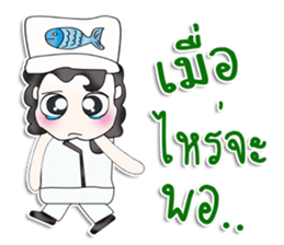 Hello my name is Yamada. Chef^__^ sticker #13786567