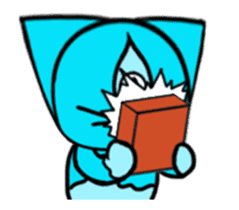 Three eyes cat of the Nutr sticker #13786823