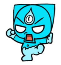 Three eyes cat of the Nutr sticker #13786827