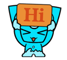 Three eyes cat of the Nutr sticker #13786828