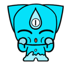 Three eyes cat of the Nutr sticker #13786829