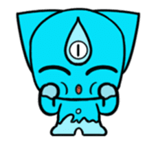 Three eyes cat of the Nutr sticker #13786829