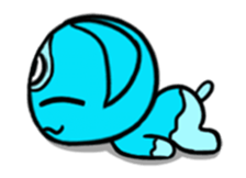 Three eyes cat of the Nutr sticker #13786836