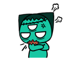 Three eyes cat of the An Zhuodefan sticker #13786999