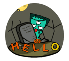 Three eyes cat of the An Zhuodefan sticker #13787007