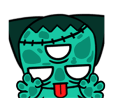 Three eyes cat of the An Zhuodefan sticker #13787008