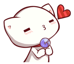 fuku and cat sticker #13787119