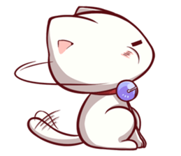 fuku and cat sticker #13787135