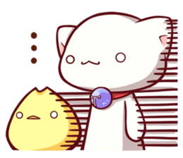 fuku and cat sticker #13787137