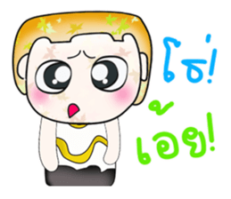 Hello! my name is Tamura.^__^ sticker #13787556