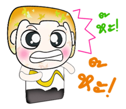 Hello! my name is Tamura.^__^ sticker #13787557