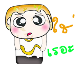 Hello! my name is Tamura.^__^ sticker #13787559