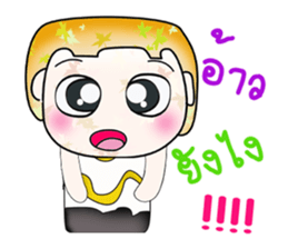 Hello! my name is Tamura.^__^ sticker #13787565