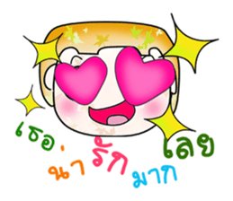 Hello! my name is Tamura.^__^ sticker #13787578