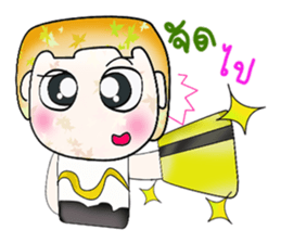 Hello! my name is Tamura.^__^ sticker #13787579