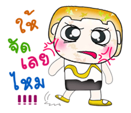 Hello! my name is Tamura.^__^ sticker #13787582