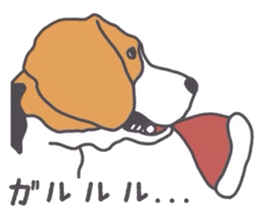 I love my beagle! 5 sticker #13787592
