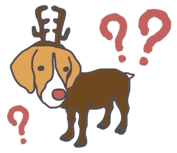 I love my beagle! 5 sticker #13787595