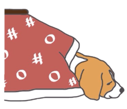 I love my beagle! 5 sticker #13787603