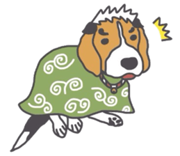 I love my beagle! 5 sticker #13787619