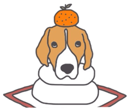 I love my beagle! 5 sticker #13787620