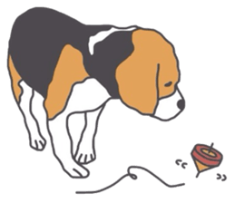 I love my beagle! 5 sticker #13787626