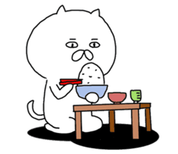 Somehow-cat sticker #13787973