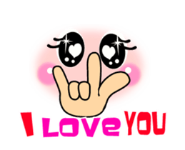 smiley sign language which moves ver2 sticker #13790819