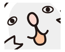 Animation sticker of White goat. sticker #13791631