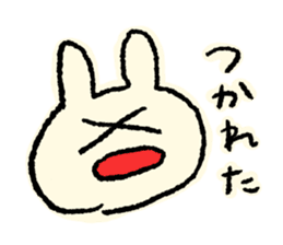 Rabbit in the dance club sticker #13791851