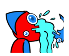 Three eyes cat of the Mooky sticker #13792080